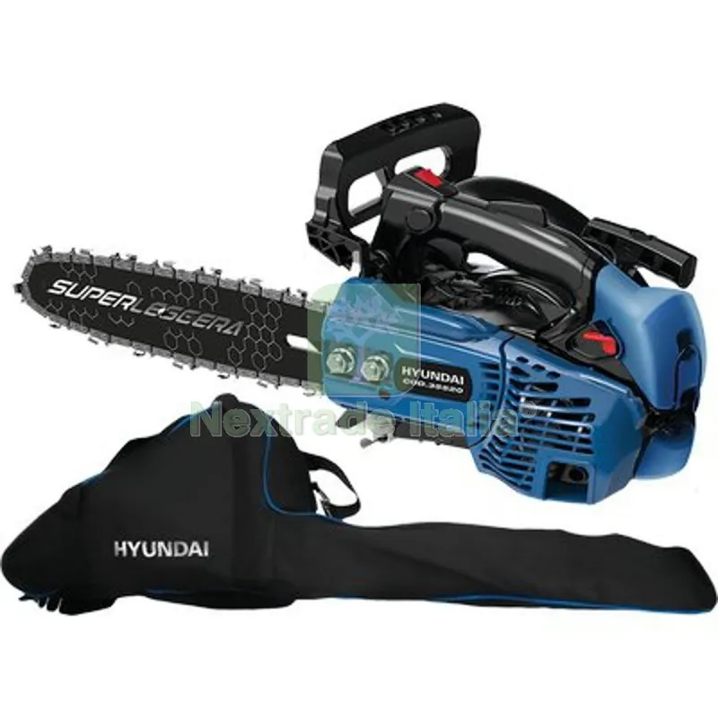Motosega Superleggera 35520 Hyundai +BORSA Omaggio 2T CC 25,4 CM 25 40X1,3X3/8R — Attrezzi da giardino a motore — rif. FERX.VIR1224142 Motosega Superleggera 35520 Hyundai +BORSA Omaggio 2T CC 25,4 CM 25 40X1,3X3/8R — Attrezzi da giardino a motore — rif. FERX.VIR1224142