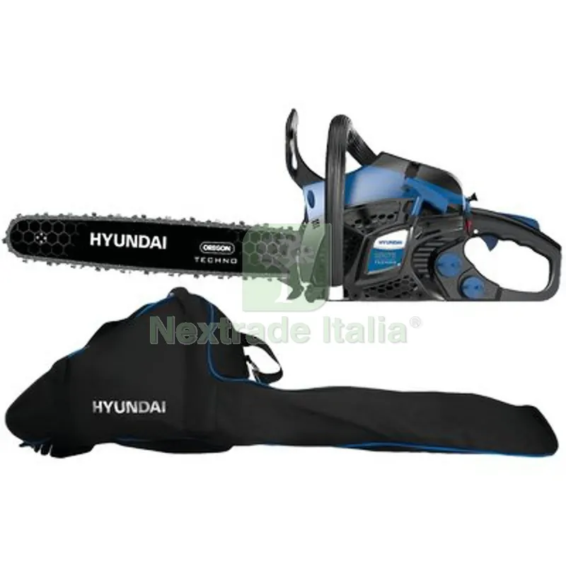 Motosega 35075 Hyundai + Borsa 2T CC 41 CM 40 57X1,3X3/8 — Attrezzi da giardino a motore — rif. FERX.VIR1224156