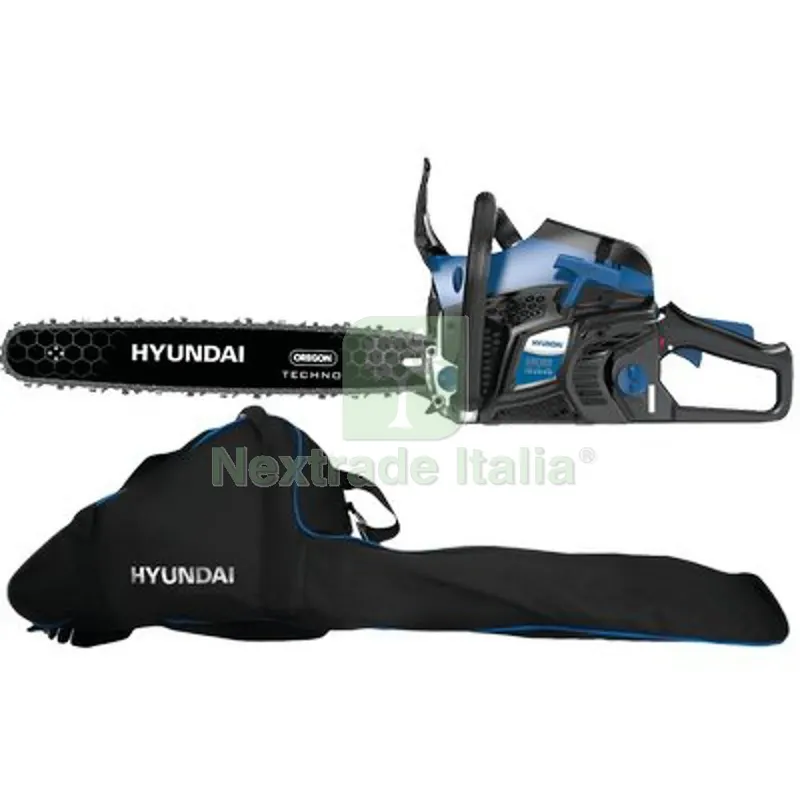 Motosega 35085 Hyundai + Borsa 2T CC 53 CM 50 76X1,5X .325 — Attrezzi da giardino a motore — rif. FERX.VIR1224158