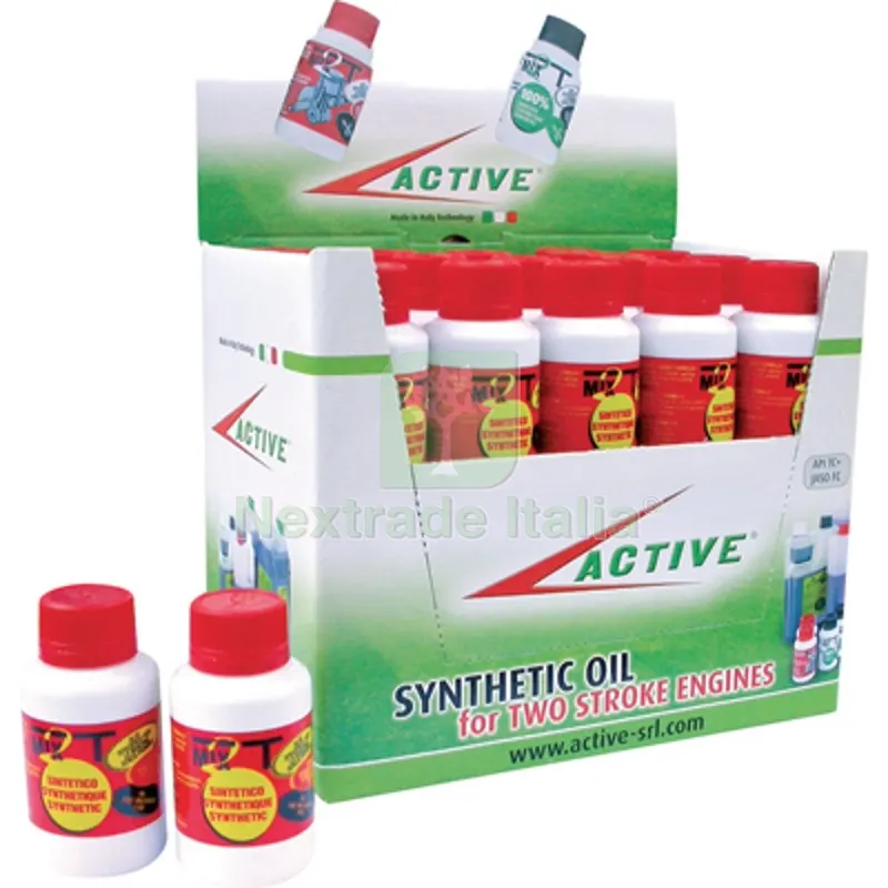 30PZ Olio 2T Sintetico Active ML 100 Additivato — Oli specifici — rif. FERX.VIR1224719 30PZ Olio 2T Sintetico Active ML 100 Additivato — Oli specifici — rif. FERX.VIR1224719