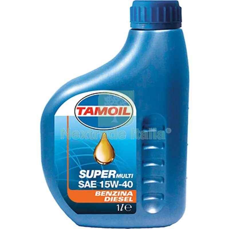 12PZ Olio 4T Minerale 15W40 Supermulti Tamoil LT 1 SAE 15W40 — Attrezzi da giardino — rif. FERX.VIR1224726 12PZ Olio 4T Minerale 15W40 Supermulti Tamoil LT 1 SAE 15W40 — Attrezzi da giardino — rif. FERX.VIR1224726