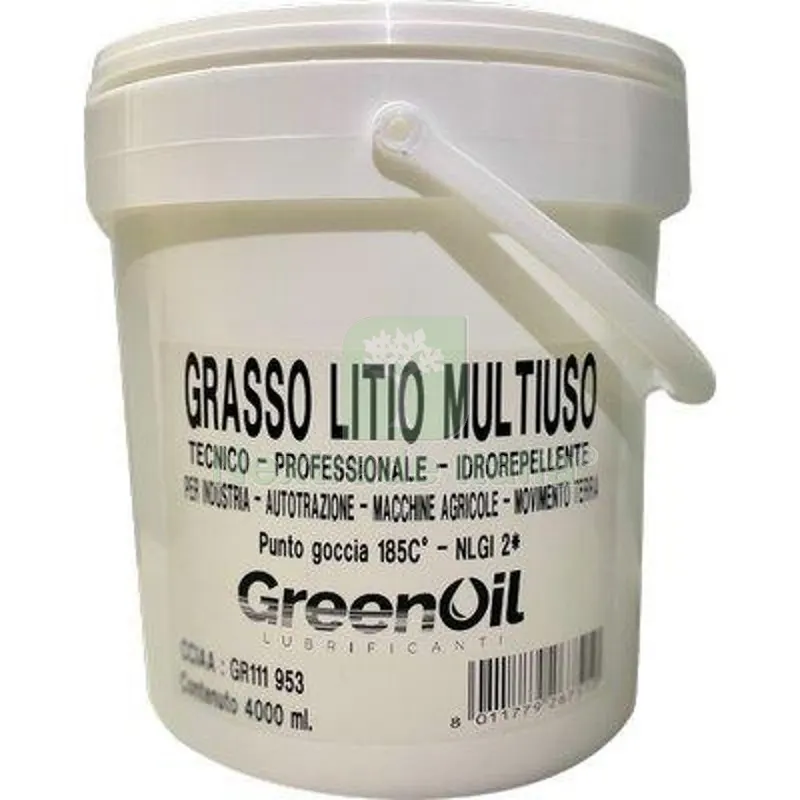 2PZ Grasso Litio LT 4 ML 4000 — Diluenti e solventi — rif. FERX.VIR1224731 2PZ Grasso Litio LT 4 ML 4000 — Diluenti e solventi — rif. FERX.VIR1224731