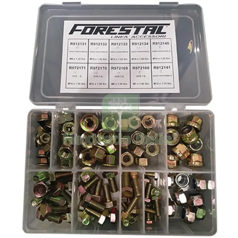 CASSETTA DADI + VITI COPPIA CONICA DECESPUGLIATORE CF=PZ 120 CF=PZ 94 — Attrezzi da giardino a motore — rif. FERX.VIR1226620