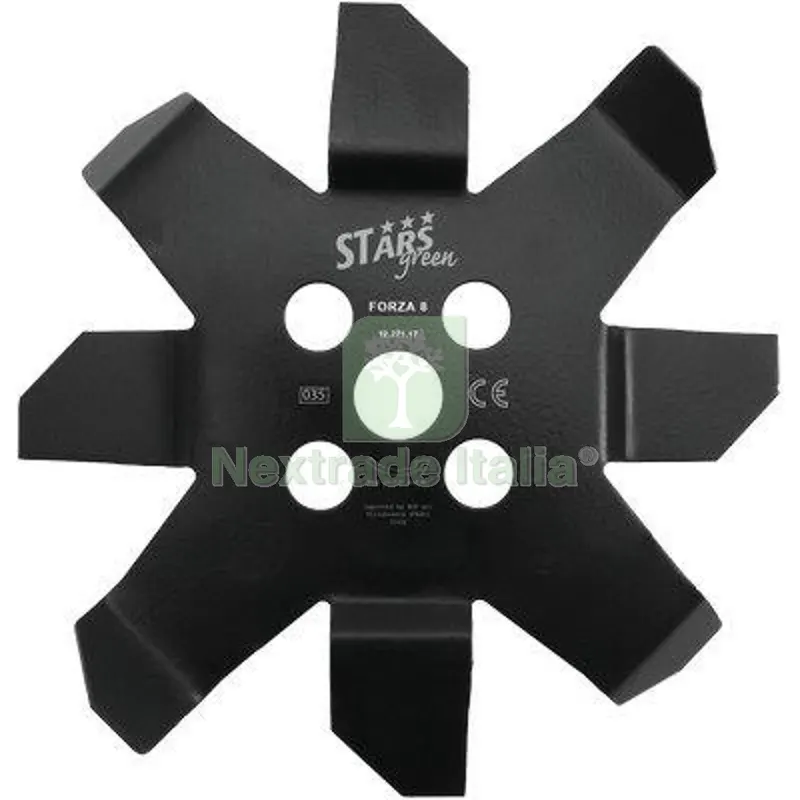 Disco x Decespugliatore Denti Piegati CUT 8 Stars Acciaio Denti 8 D.MM 250 S.MM 3,0 MM 250x25,4x3 — Attrezzi da giardino a motore — rif. FERX.VIR1227117 Disco x Decespugliatore Denti Piegati CUT 8 Stars Acciaio Denti 8 D.MM 250 S.MM 3,0 MM 250x25,4x3 — Attrezzi da giardino a motore — rif. FERX.VIR1227117