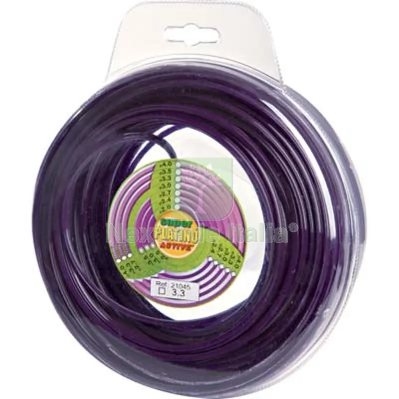 FILO X DECESPUGLIATORE PLATINO TONDO ACTIVE MM 4,0 MT 37 — Attrezzi da giardino a motore — rif. FERX.VIR1227318