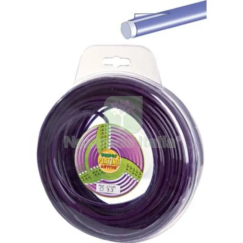 FILO X DECESPUGLIATORE PLATINO T300 TONDO ACTIVE MM 3,0 MT 67 — Attrezzi da giardino a motore — rif. FERX.VIR1227344