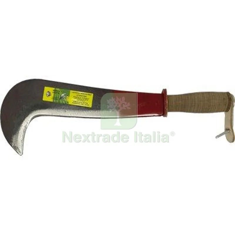 Roncola Bergamo 231 Leonelli Acciaio Forgiato/Cuoio CM 28 — Attrezzi da giardino — rif. FERX.VIR1240006 Roncola Bergamo 231 Leonelli Acciaio Forgiato/Cuoio CM 28 — Attrezzi da giardino — rif. FERX.VIR1240006
