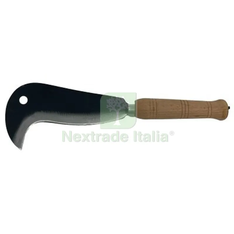 Roncola Toscana Becco Corto VIP Acciaio Forgiato/Legno CM 16 — Attrezzi da giardino — rif. FERX.VIR1240216 Roncola Toscana Becco Corto VIP Acciaio Forgiato/Legno CM 16 — Attrezzi da giardino — rif. FERX.VIR1240216