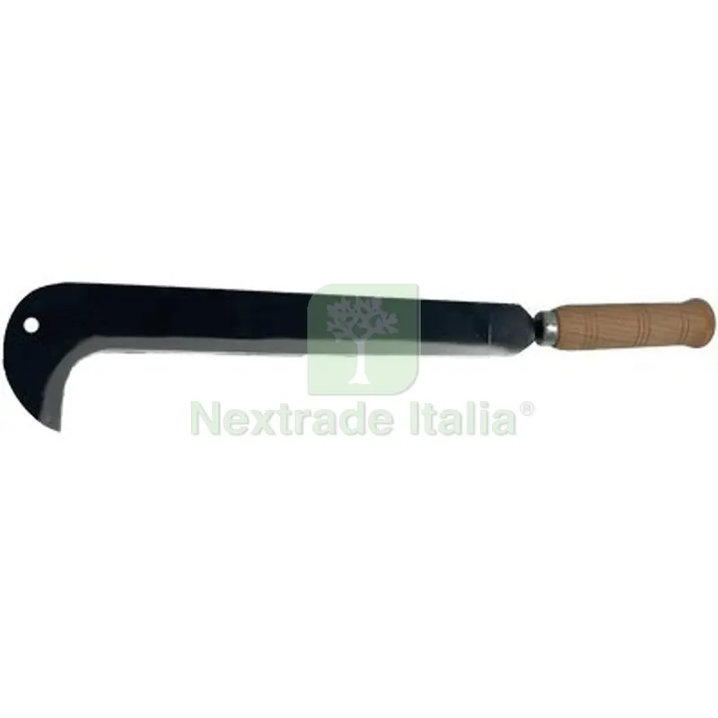 Roncola Sfrattarola Becco Corto VIP Acciaio Forgiato/Legno CM 40 — Attrezzi da giardino — rif. FERX.VIR1240645