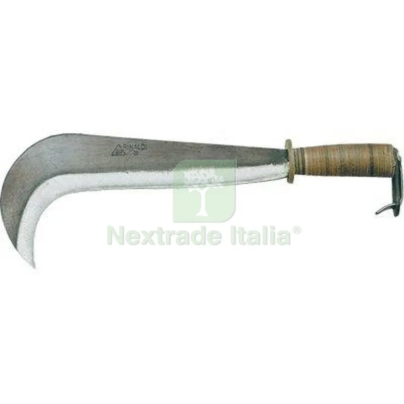 Roncola Bergamo 101 Rinaldi Acciaio Forgiato/Cuoio CM 27 N1 — Attrezzi da giardino — rif. FERX.VIR1240700 Roncola Bergamo 101 Rinaldi Acciaio Forgiato/Cuoio CM 27 N1 — Attrezzi da giardino — rif. FERX.VIR1240700