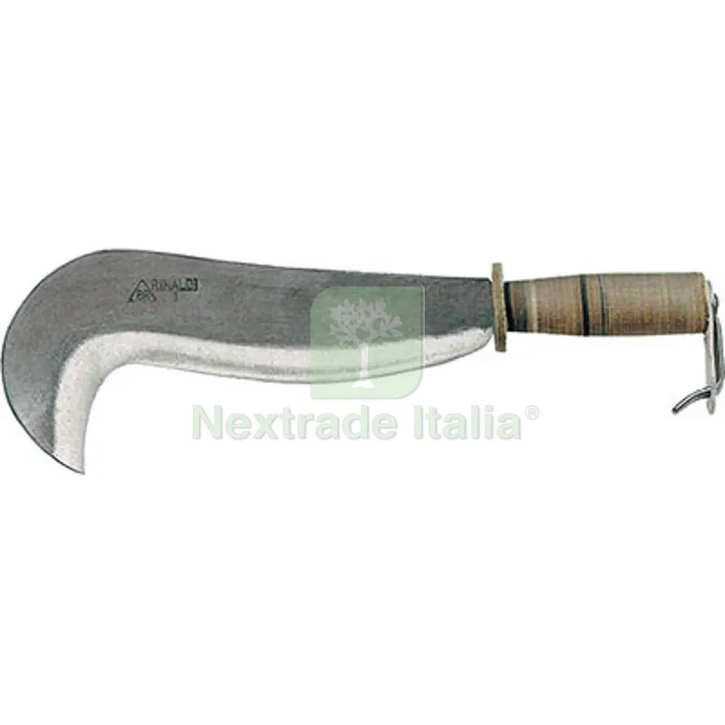 Roncola Lucca 130 Rinaldi Acciaio Forgiato/Cuoio CM 27 N2 — Attrezzi da giardino — rif. FERX.VIR1240712 Roncola Lucca 130 Rinaldi Acciaio Forgiato/Cuoio CM 27 N2 — Attrezzi da giardino — rif. FERX.VIR1240712