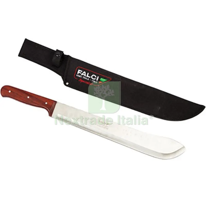 Roncola Machete Falci Acciaio Laminato/Legno CM 50 + Custodia — Arredo — rif. FERX.VIR1241019 Roncola Machete Falci Acciaio Laminato/Legno CM 50 + Custodia — Arredo — rif. FERX.VIR1241019