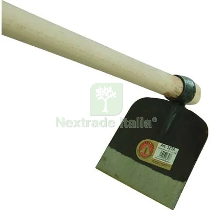 Zappa Occhio Tondo 327 + Manico Orsatti Acciaio Forgiato/Faggio GR 800 MM 175X180 H.CM 130 CM 18x17,5x130 Ø Mm 40 — Attrezzi da giardino — rif. FERX.VIR1310933
