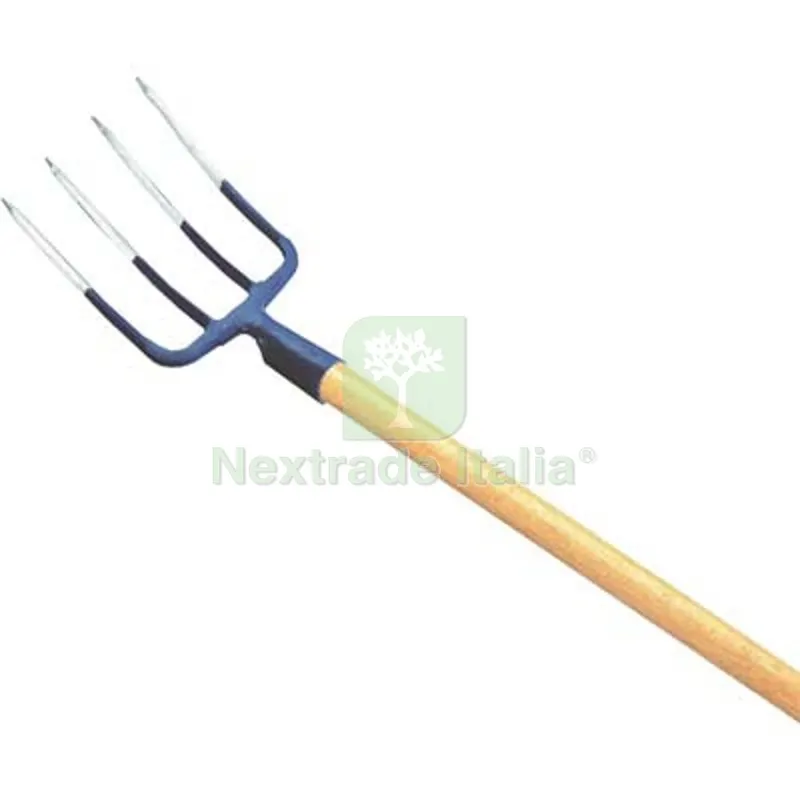 Forca a Vangare M.LEGNO Orsatti Acciaio Temprato/Faggio Denti 4 H.CM 170 CM 20,5x30x170 Ø Mm 36 — Attrezzi da giardino — rif. FERX.VIR1332010