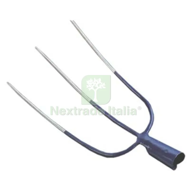 Forca Fieno Orsatti Acciaio Forgiato Denti 3 CM 22x30 Ø Mm 36 — Attrezzi da giardino — rif. FERX.VIR1332603