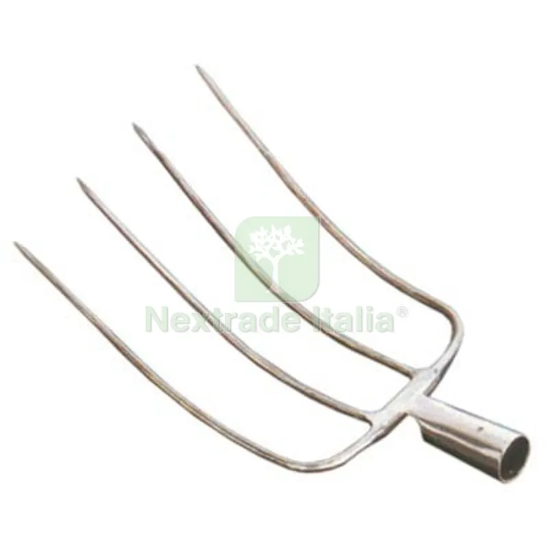 Forca Fieno Orsatti Acciaio Forgiato Denti 4 CM 23x31 Ø Mm 36 — Attrezzi da giardino — rif. FERX.VIR1332604