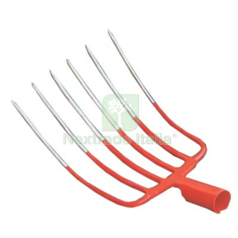 Forca Fieno Orsatti Acciaio Forgiato Denti 6 CM 27x33 Ø Mm 36 — Attrezzi da giardino — rif. FERX.VIR1332606 Forca Fieno Orsatti Acciaio Forgiato Denti 6 CM 27x33 Ø Mm 36 — Attrezzi da giardino — rif. FERX.VIR1332606