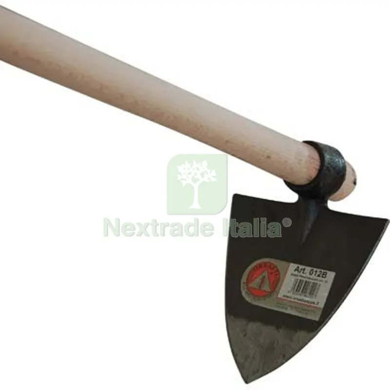 Zappa Romana Occhio Tondo 012 + Manico Orsatti Acciaio Forgiato/Faggio GR 600 MM 190X190 H.CM 130 CM 19x19x130 Ø Mm 36 — Attrezzi da giardino — rif. FERX.VIR1335906 Zappa Romana Occhio Tondo 012 + Manico Orsatti Acciaio Forgiato/Faggio GR 600 MM 190X190 H.CM 130 CM 19x19x130 Ø Mm 36 — Attrezzi da giardino — rif. FERX.VIR1335906