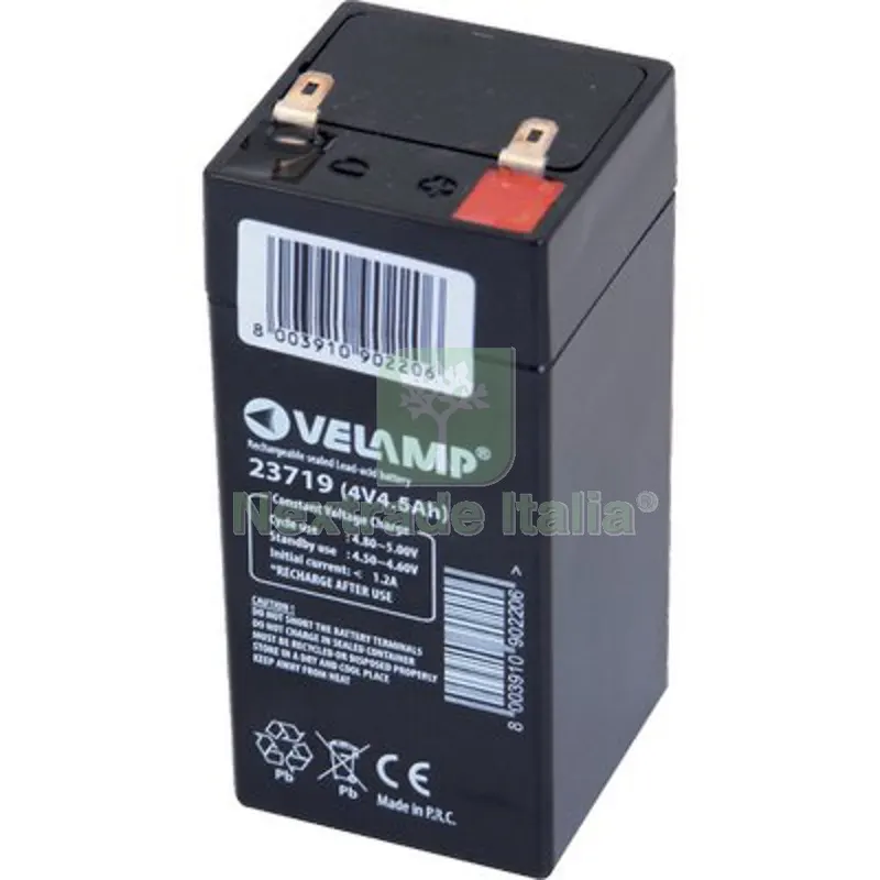 BATTERIA X BILANCIA BILICO DIGITALE 420120 VOLT 4 AH 4 Ricambio Batteria — Batterie e caricabatterie — rif. FERX.VIR1421906