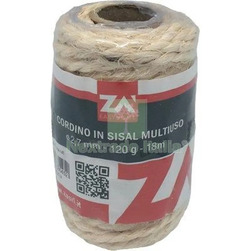 3PZ Spago Sisal D.MM 2,7 L.MT 18 — Attrezzi da giardino — rif. FERX.VIR1506537 3PZ Spago Sisal D.MM 2,7 L.MT 18 — Attrezzi da giardino — rif. FERX.VIR1506537