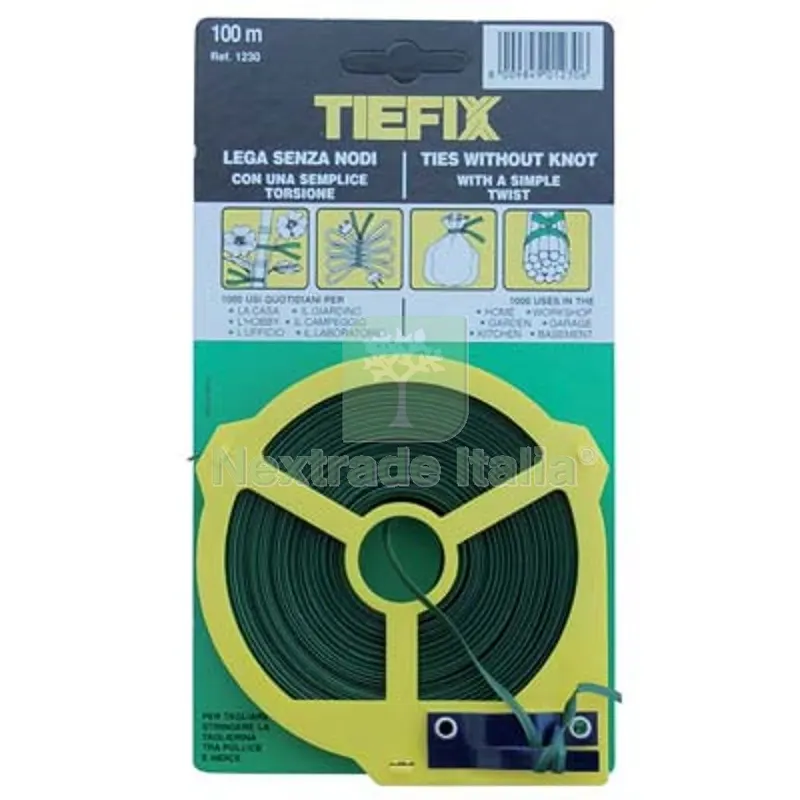 40PZ Piattina Animata PVC Dispenser Tiefix Aperto MT 100 — Attrezzi da giardino — rif. FERX.VIR1514810 40PZ Piattina Animata PVC Dispenser Tiefix Aperto MT 100 — Attrezzi da giardino — rif. FERX.VIR1514810