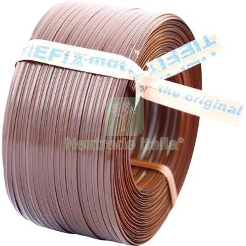 5PZ Piattina Animata Matic Tiefix PVC Marrone x Legatrice Hyundai 35505 MT 90 — Attrezzi da giardino — rif. FERX.VIR1517604 5PZ Piattina Animata Matic Tiefix PVC Marrone x Legatrice Hyundai 35505 MT 90 — Attrezzi da giardino — rif. FERX.VIR1517604
