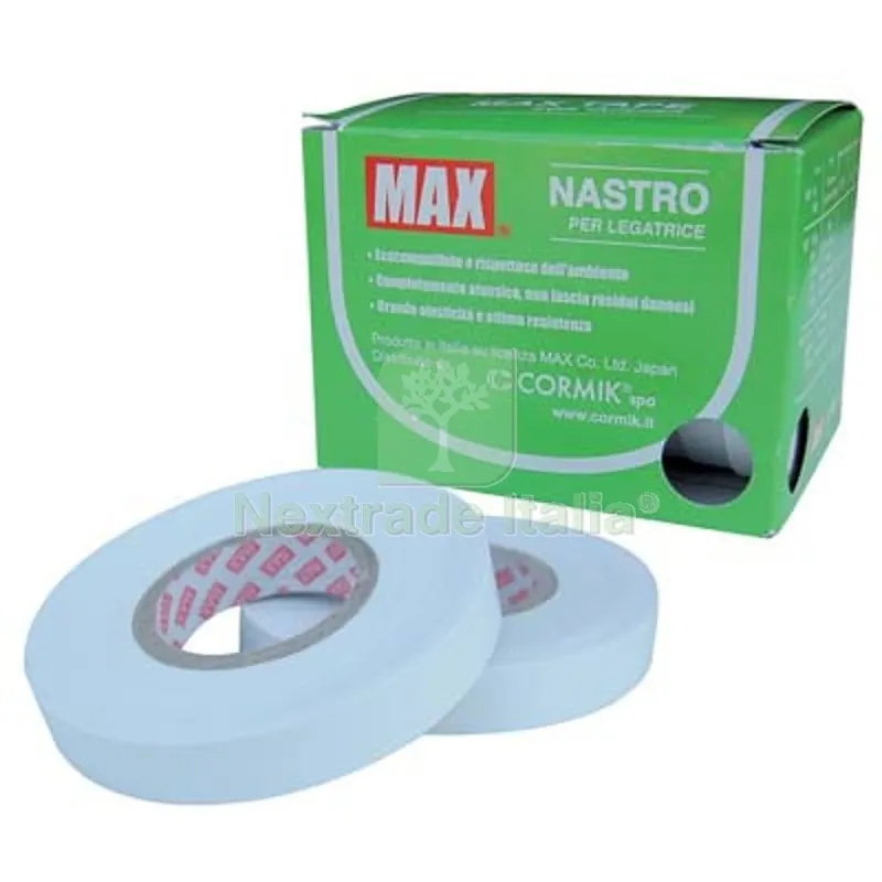 3CF Nastro x Legatrice Originale Max Bianco MM 11 ML 40 CF=PZ 10 L MT 40 — Attrezzi da giardino — rif. FERX.VIR1524222 3CF Nastro x Legatrice Originale Max Bianco MM 11 ML 40 CF=PZ 10 L MT 40 — Attrezzi da giardino — rif. FERX.VIR1524222
