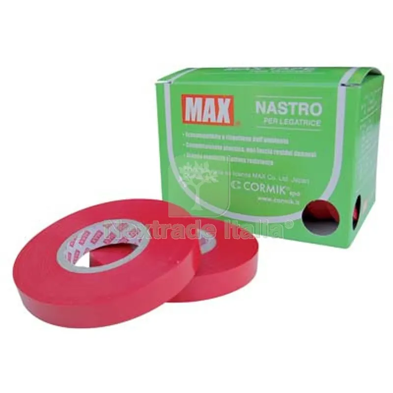 3CF Nastro x Legatrice Originale Max Rosso MM 11 ML 16 CF=PZ 10 L MT 16 — Attrezzi da giardino — rif. FERX.VIR1524377