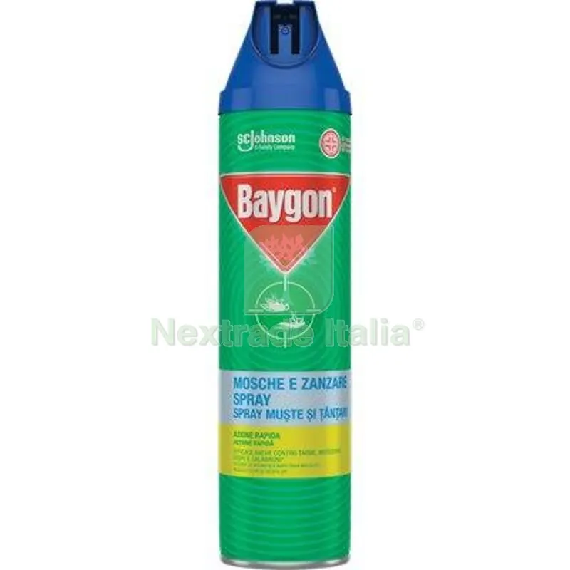12PZ Disabituante per Animali Mosche e Zanzare Baygon Spray ML 400 — Protezione piante e sementi — rif. FERX.VIR1790001