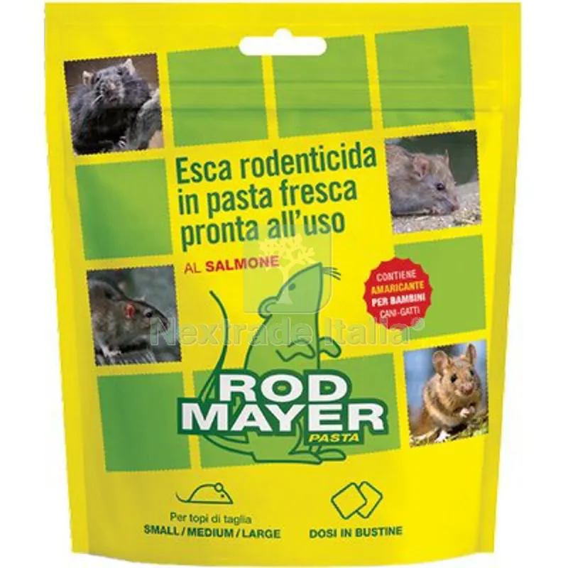 36PZ TOPICIDA RODMAYER KING MAYERBRAUN PASTA AL SALMONE GR 150 — Disinfestazione e controllo nocivi — rif. FERX.VIR1790427