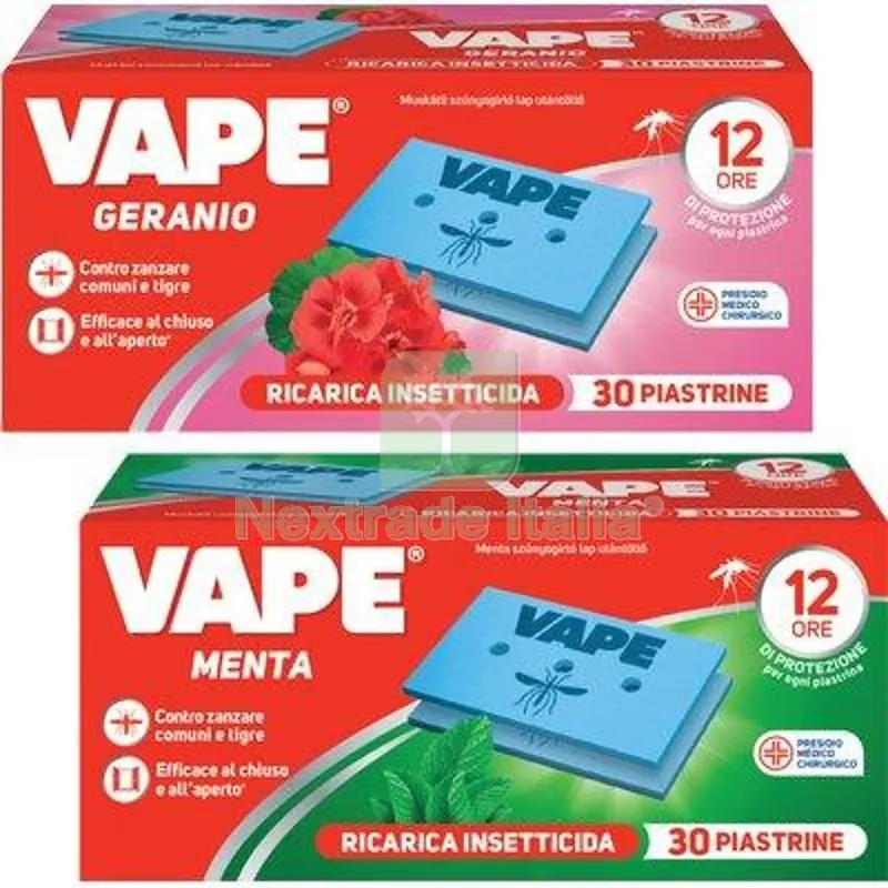 36CF PIASTRINA ZANZARE VAPE MAT GERANIO + MENTA CF=PZ 30 — Piastre e angolari — rif. FERX.VIR1790616 36CF PIASTRINA ZANZARE VAPE MAT GERANIO + MENTA CF=PZ 30 — Piastre e angolari — rif. FERX.VIR1790616