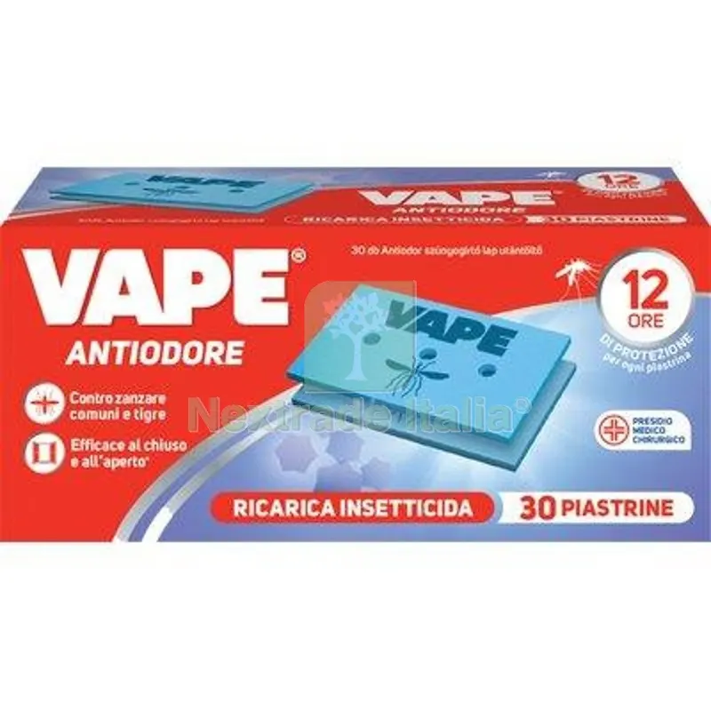 36CF PIASTRINA ANTIODORE ZANZARE VAPE MAT CF=PZ 30 — Piastre e angolari — rif. FERX.VIR1790618 36CF PIASTRINA ANTIODORE ZANZARE VAPE MAT CF=PZ 30 — Piastre e angolari — rif. FERX.VIR1790618
