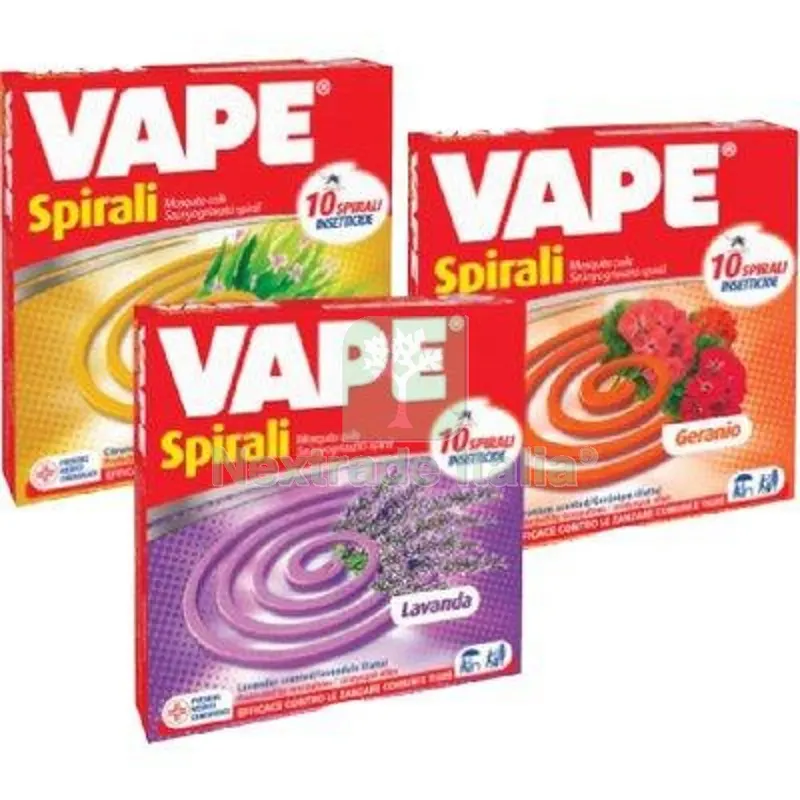 24CF Spirale Anti Zanzare Vape Profumazioni Varie CF=PZ 10 — Attrezzi da giardino — rif. FERX.VIR1790630