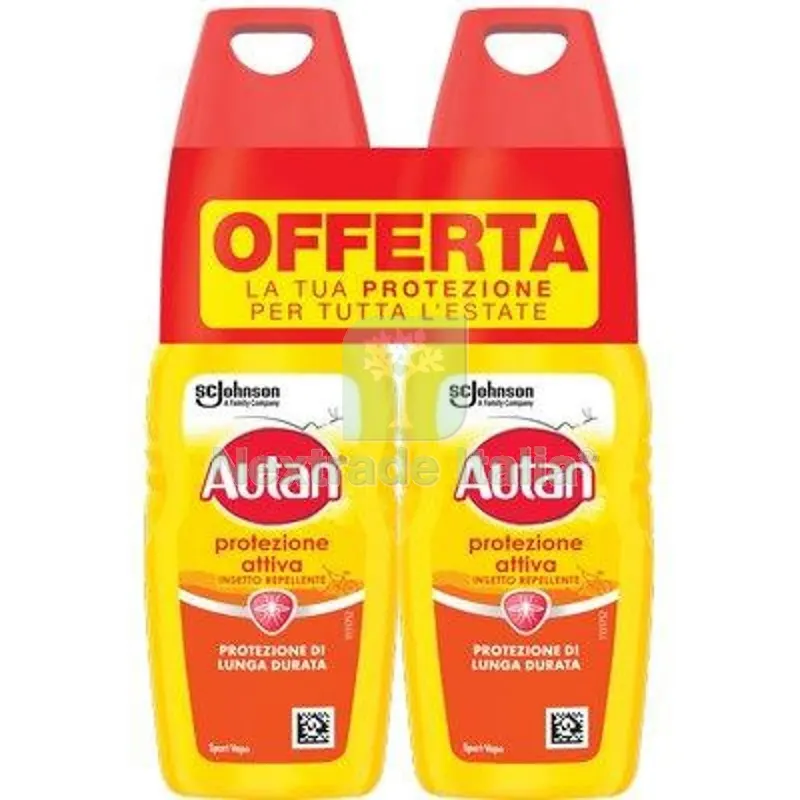 6CF REPELLENTE INSETTI PROTECTION PLUS PACK AUTAN SPRAY VAPO ML 100 CF=PZ 2 — Protezione piante e sementi — rif. FERX.VIR1790634 6CF REPELLENTE INSETTI PROTECTION PLUS PACK AUTAN SPRAY VAPO ML 100 CF=PZ 2 — Protezione piante e sementi — rif. FERX.VIR1790634