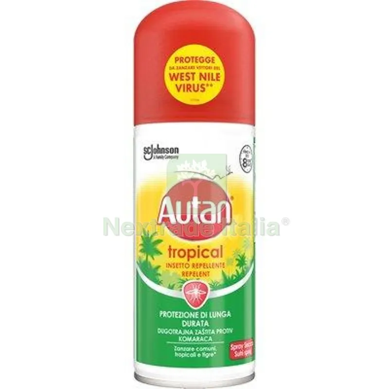 12PZ REPELLENTE INSETTI TROPICAL SECCO AUTAN SPRAY ML 100 — Protezione piante e sementi — rif. FERX.VIR1790645 12PZ REPELLENTE INSETTI TROPICAL SECCO AUTAN SPRAY ML 100 — Protezione piante e sementi — rif. FERX.VIR1790645