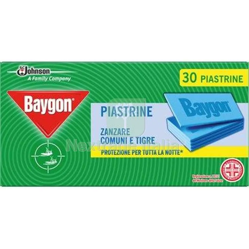 48CF Piastrina Zanzare Tigre Baygon CF=PZ 30 — Piastre e angolari — rif. FERX.VIR1790650 48CF Piastrina Zanzare Tigre Baygon CF=PZ 30 — Piastre e angolari — rif. FERX.VIR1790650
