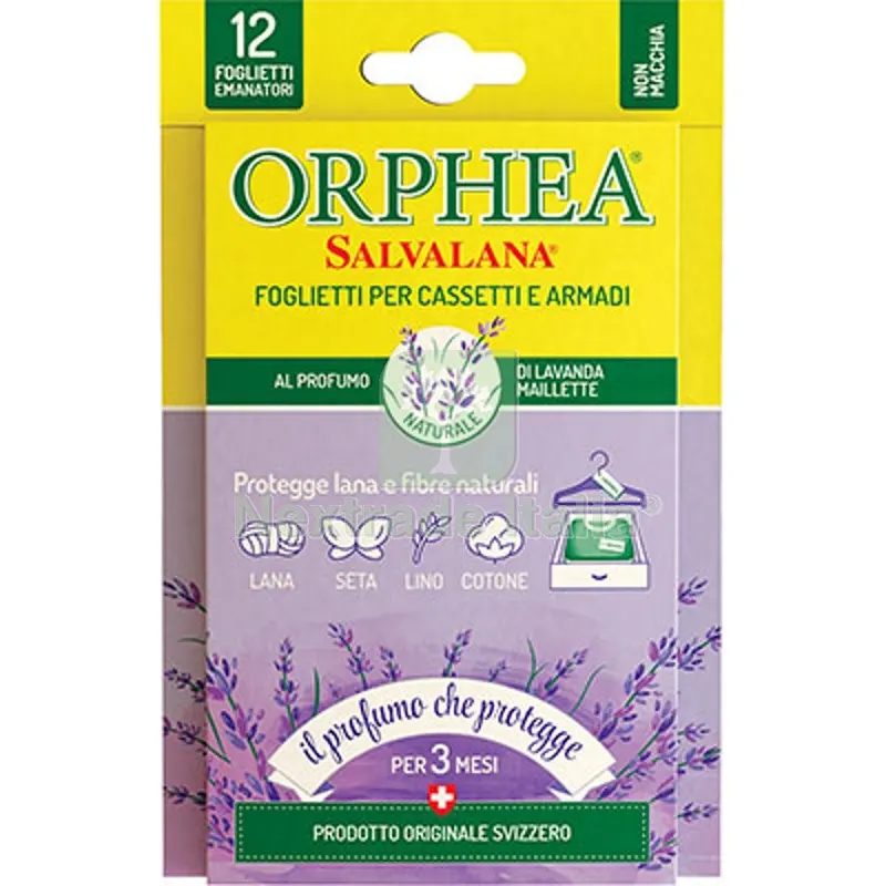 6CF Antitarme Salvalana Foglietti Orphea Lavanda CF=PZ 12 Mod Lavanda — Attrezzi da giardino — rif. FERX.VIR1790761 6CF Antitarme Salvalana Foglietti Orphea Lavanda CF=PZ 12 Mod Lavanda — Attrezzi da giardino — rif. FERX.VIR1790761