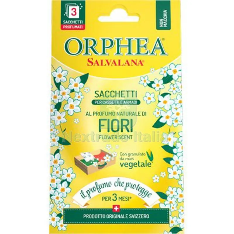 6CF Antitarme Salvalana Cassetti Armadi Orphea Fiori CF=PZ 3 Mod Fiori — Attrezzi da giardino — rif. FERX.VIR1790770