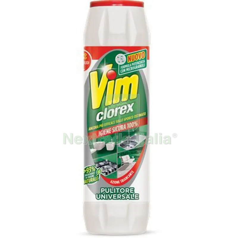 12PZ PULITORE UNIVERSALE VIM CLOREX POLVERE GR 750 — Raccordi a pressare e multistrato — rif. FERX.VIR1790898