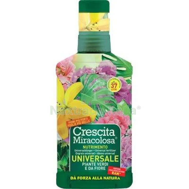 4PZ Concime Liquido Crescita Miracolosa Universale ML 375 — Protezione piante e sementi — rif. FERX.VIR1791080 4PZ Concime Liquido Crescita Miracolosa Universale ML 375 — Protezione piante e sementi — rif. FERX.VIR1791080