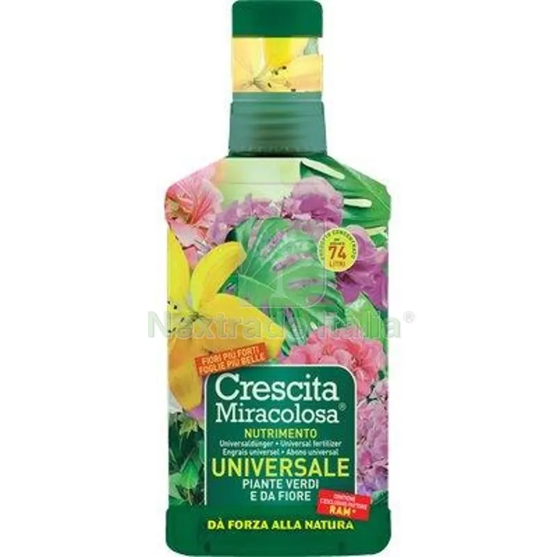 3PZ Concime Liquido Crescita Miracolosa Universale ML 750 — Protezione piante e sementi — rif. FERX.VIR1791081 3PZ Concime Liquido Crescita Miracolosa Universale ML 750 — Protezione piante e sementi — rif. FERX.VIR1791081