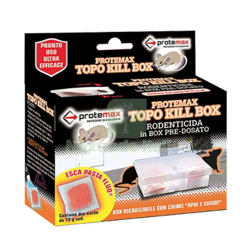 2PZ Contenitore Sicurezza Topicidi + Esca Protemax GR 30 MM 145X138 H.MM 50 — Casalinghi e organizzazione — rif. FERX.VIR1791104 2PZ Contenitore Sicurezza Topicidi + Esca Protemax GR 30 MM 145X138 H.MM 50 — Casalinghi e organizzazione — rif. FERX.VIR1791104
