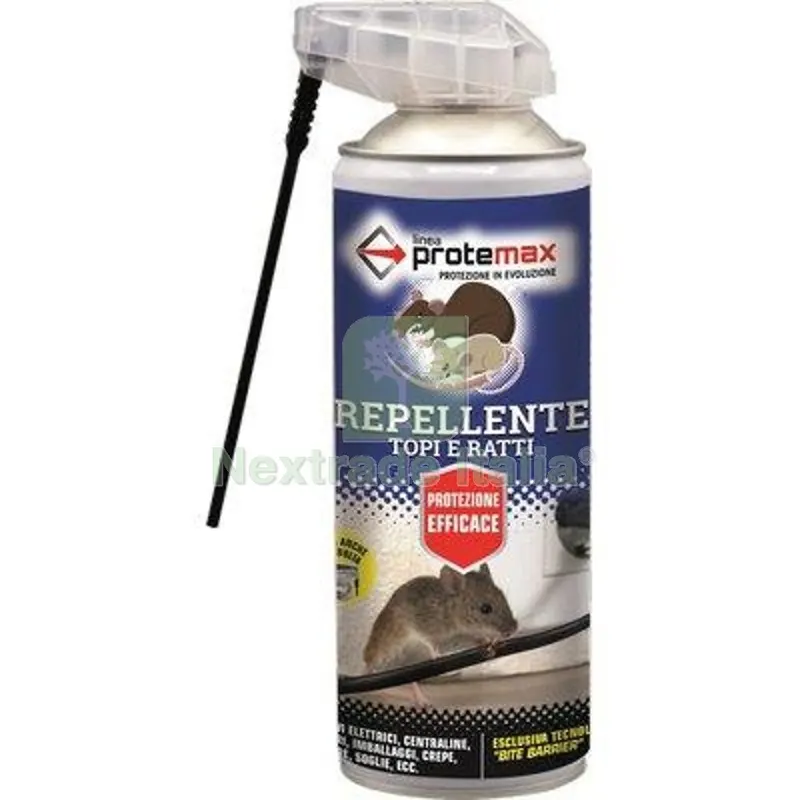 12PZ REPELLENTE TOPI E RATTI SPRAY PROTEMAX ML 400 — Protezione piante e sementi — rif. FERX.VIR1791120 12PZ REPELLENTE TOPI E RATTI SPRAY PROTEMAX ML 400 — Protezione piante e sementi — rif. FERX.VIR1791120