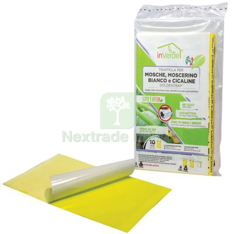 2CF Trappola Cromotropica Mosche Inverde CM 16X25 CF=PZ 10 — Attrezzi da giardino — rif. FERX.VIR1791230 2CF Trappola Cromotropica Mosche Inverde CM 16X25 CF=PZ 10 — Attrezzi da giardino — rif. FERX.VIR1791230