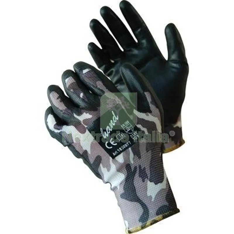 12PAIA Guanto Poliuretano Nero Mimetico Maglia Leggera Sintetico 10 Taglia 10 — Guanti da lavoro — rif. FERX.VIR1830978 12PAIA Guanto Poliuretano Nero Mimetico Maglia Leggera Sintetico 10 Taglia 10 — Guanti da lavoro — rif. FERX.VIR1830978