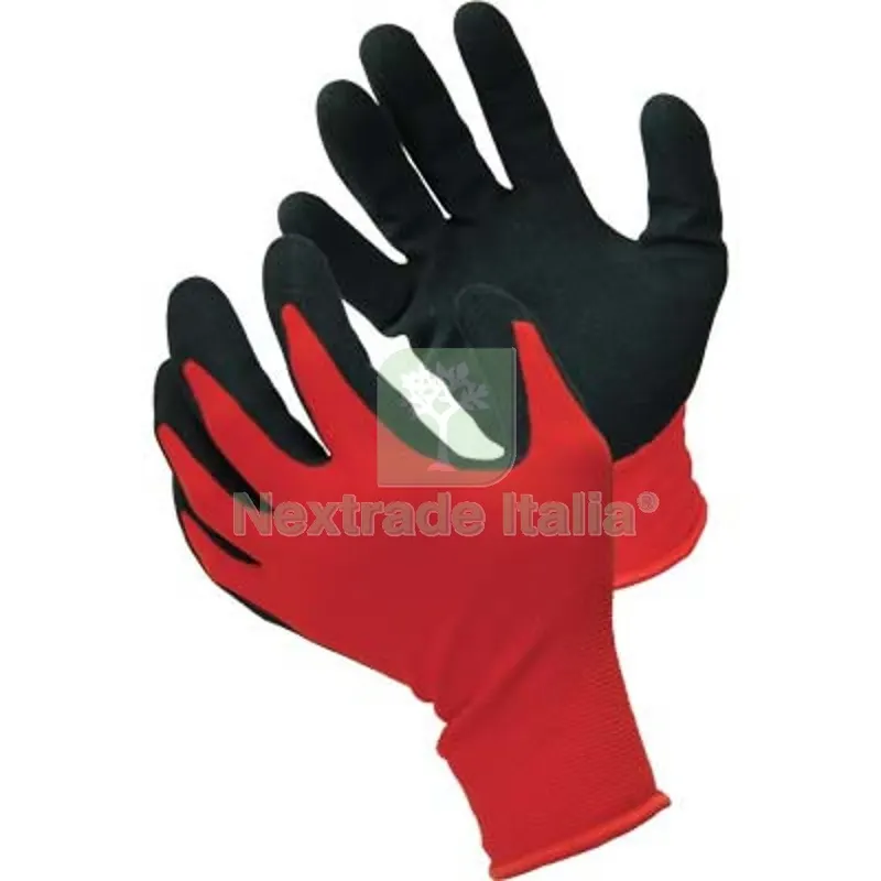 12PAIA Guanto Nitrile Sabbiato Nero Workit Maglia Leggera Sintetico Rosso 10 Taglia 10 — Guanti da lavoro — rif. FERX.VIR1830983 12PAIA Guanto Nitrile Sabbiato Nero Workit Maglia Leggera Sintetico Rosso 10 Taglia 10 — Guanti da lavoro — rif. FERX.VIR1830983