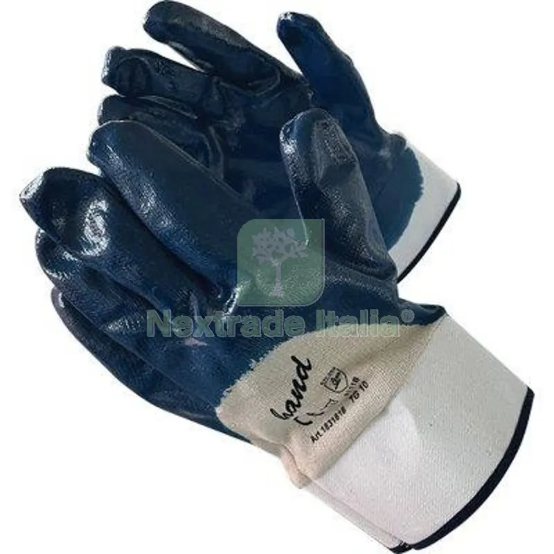 12PAIA GUANTO NBR BLU AREATO WORKIT TELA COTONE BIANCO + MANICHETTA 10 Taglia 10 — Guanti da lavoro — rif. FERX.VIR1831819 12PAIA GUANTO NBR BLU AREATO WORKIT TELA COTONE BIANCO + MANICHETTA 10 Taglia 10 — Guanti da lavoro — rif. FERX.VIR1831819