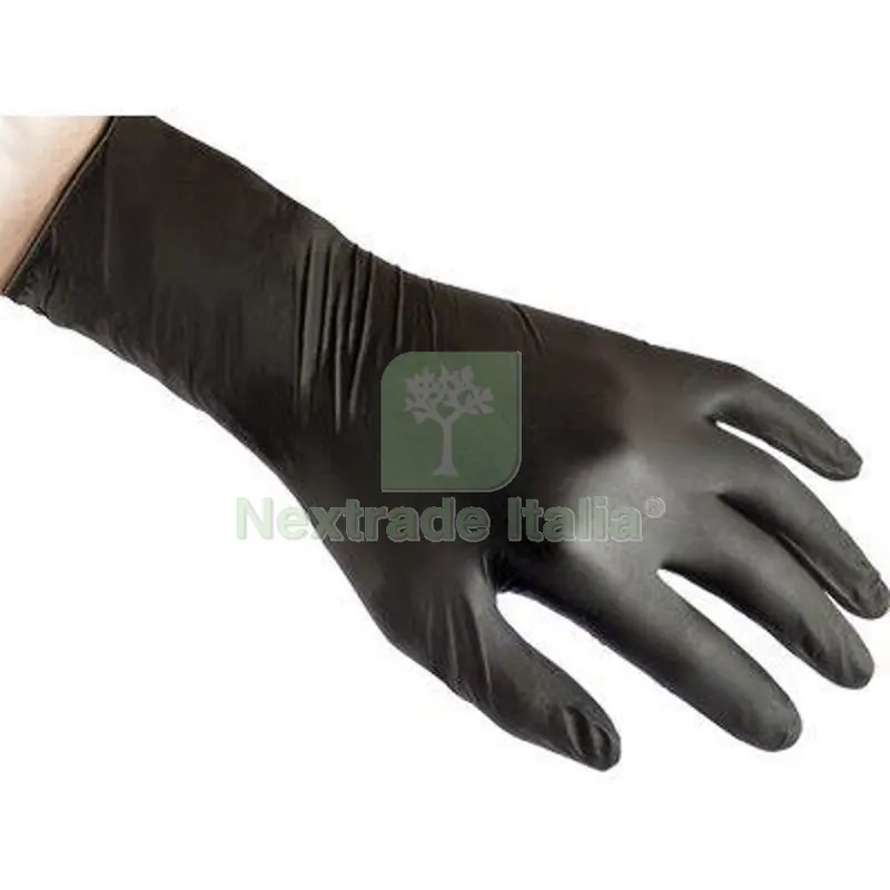 2CF Guanto Nitrile Monouso Nero N79P Reflexx GR 7,7 AQL 1,5 Senza Polvere CF=PZ 50 XL Taglia XL — Guanti da lavoro — rif. FERX.VIR1832024
