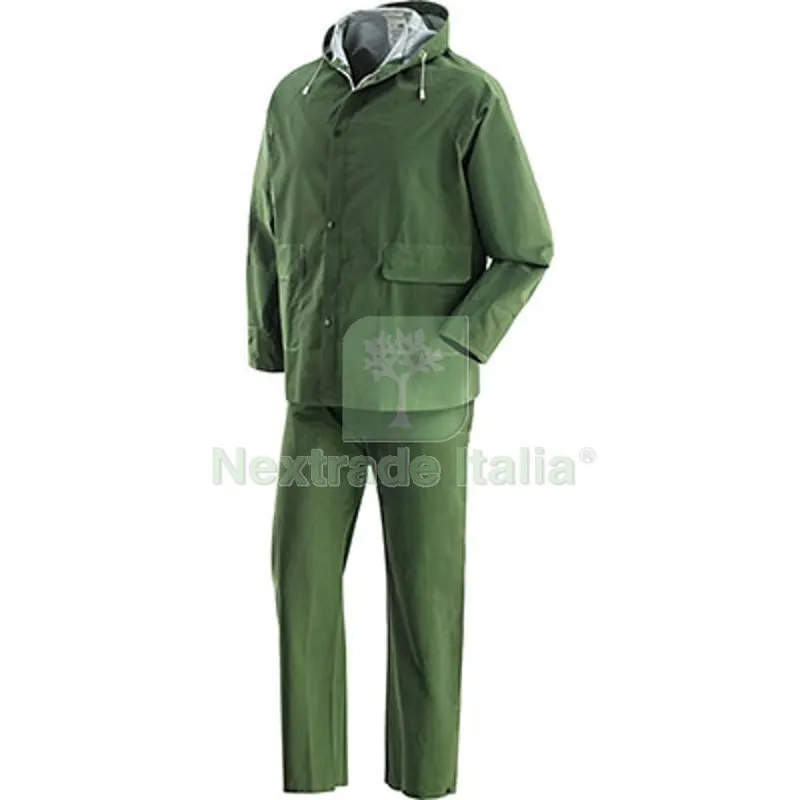 GIACCA + PANTALONE IMPERMEABILE PVC PLUVIO VERDE L Taglia L — Protezioni corpo — rif. FERX.VIR1833635 GIACCA + PANTALONE IMPERMEABILE PVC PLUVIO VERDE L Taglia L — Protezioni corpo — rif. FERX.VIR1833635