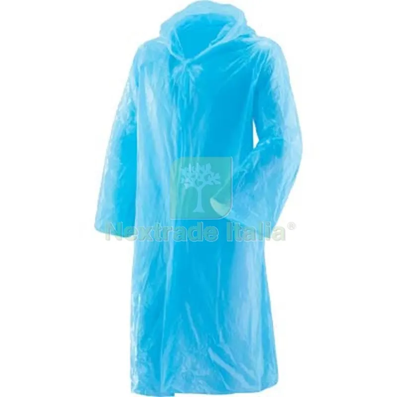 10PZ IMPERMEABILE MONOUSO POLITENE AZZURRO TAGLIA UNICA — Calzature antinfortunistiche — rif. FERX.VIR1833650 10PZ IMPERMEABILE MONOUSO POLITENE AZZURRO TAGLIA UNICA — Calzature antinfortunistiche — rif. FERX.VIR1833650